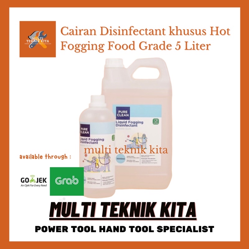 Jual Cairan Hot Fogging Disinfektan Food Grade Liquid Fogging Liter Shopee Indonesia