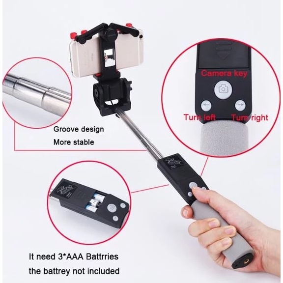 Tongsis 360 Derajat Rotasi / Tongsis Selfie Stick