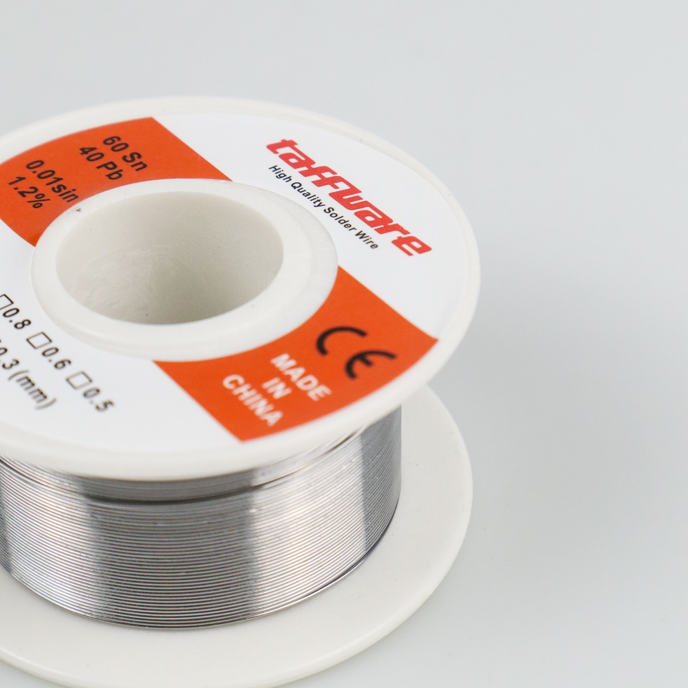 Taffware Kawat Timah Solder Sn60/Pb40 0.4mm 50gr