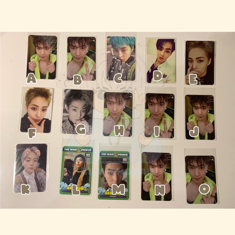 OFFICIAL PHOTOCARD EXO LAY XIUMIN