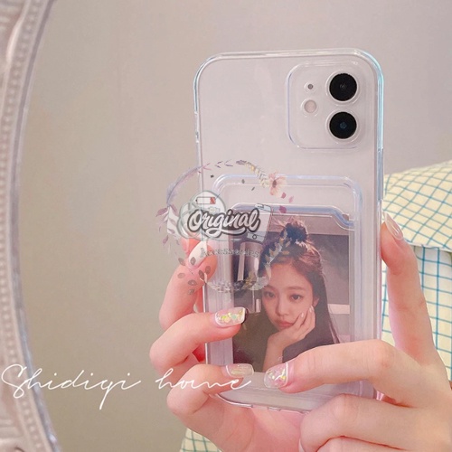 Case Casing Softcase Clear Airbag Bening Slot Kartu Photo Card Xiaomi Redmi Note POCO 6A 8 9 9A 9C 10S 11 Pro 5G OR661