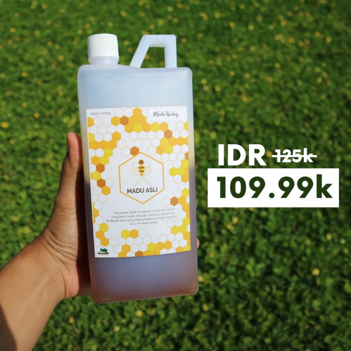 

b01n1nh Madu Asli Murni Odeng Hutan Baduy 1 Kg Mentah Raw Honey Ds201Fs
