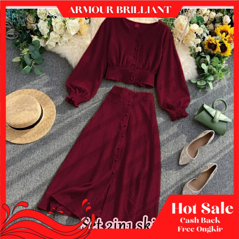 BAJU SETELAN WANITA-STELAN WANITA-BAJU DAN ROK WANITA-ATASAN DAN ROK WANITA
