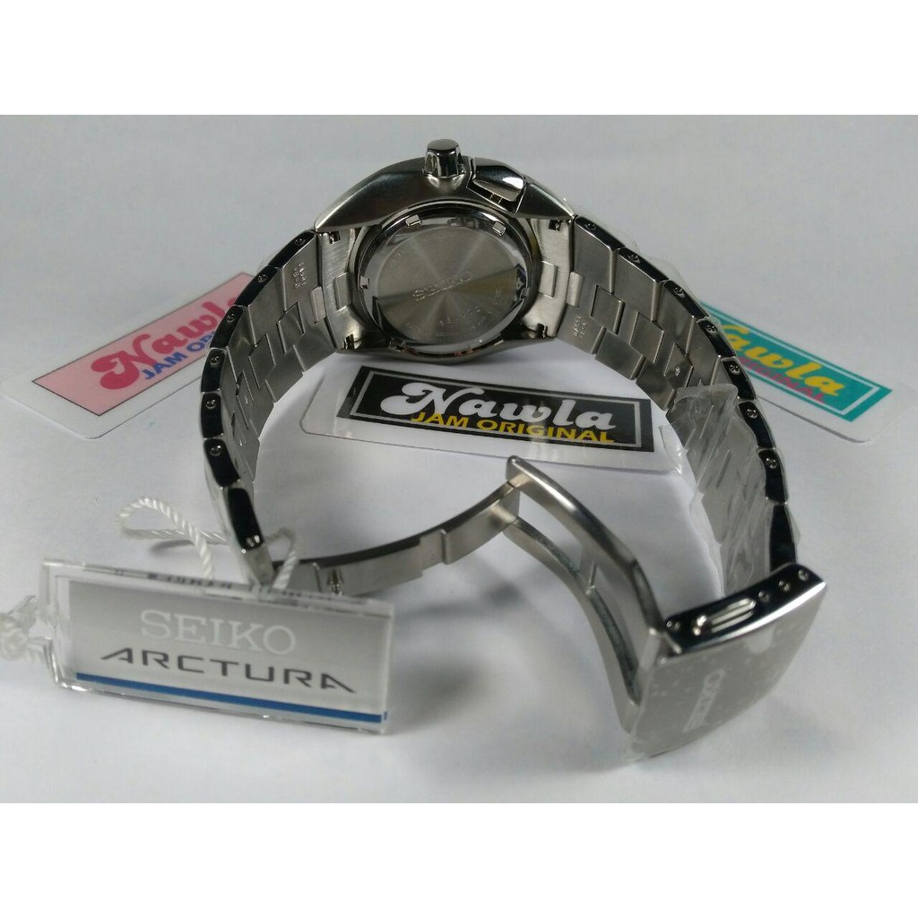 Seiko Arctura SRN007P1 Kinetic Silver Dial - Jam Tangan Pria SRN007