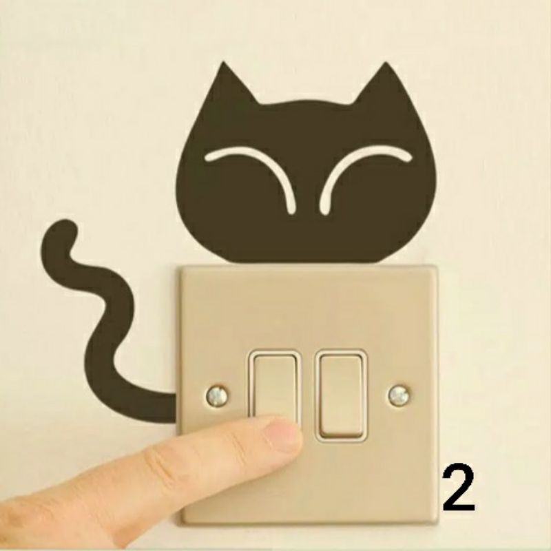 

Stiker Lampu motif kartun