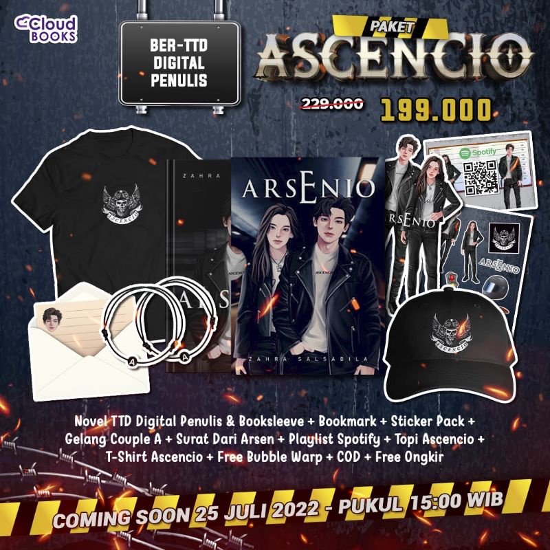 Novel Arsenio - Zahra Salsabila - Cloudbooks