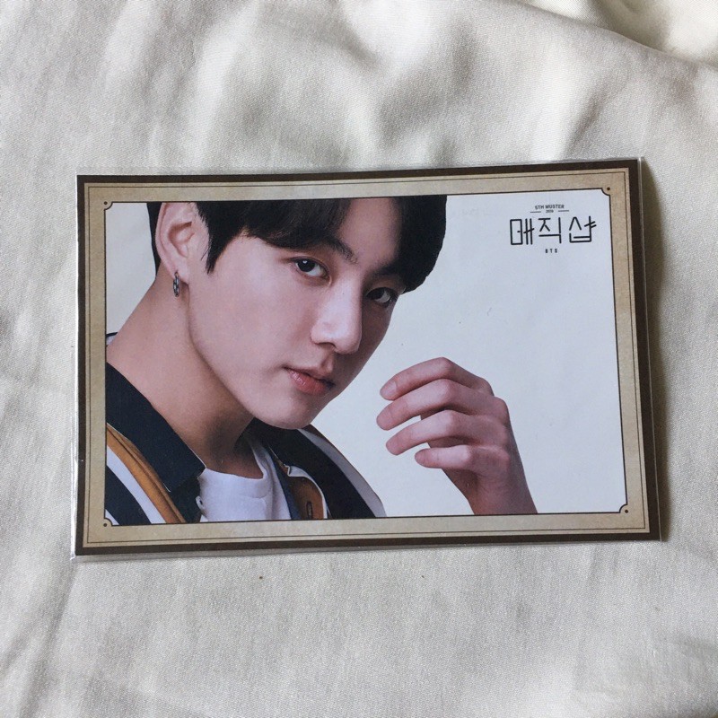 [BOOKED] POSTCARD JUNGKOOK BTS 5th MUSTER LG U+