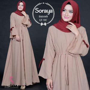 Lihat Detail Baju Muslim SORAYA DRESS  Busana muslim Murah