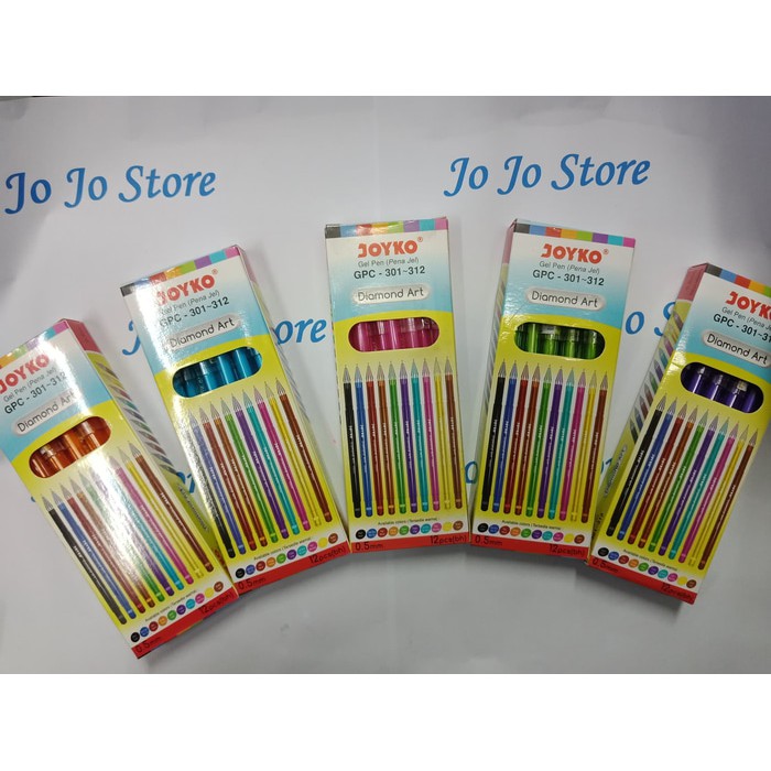 

Pen Gel Joyko Diamond Art GPC 301-312