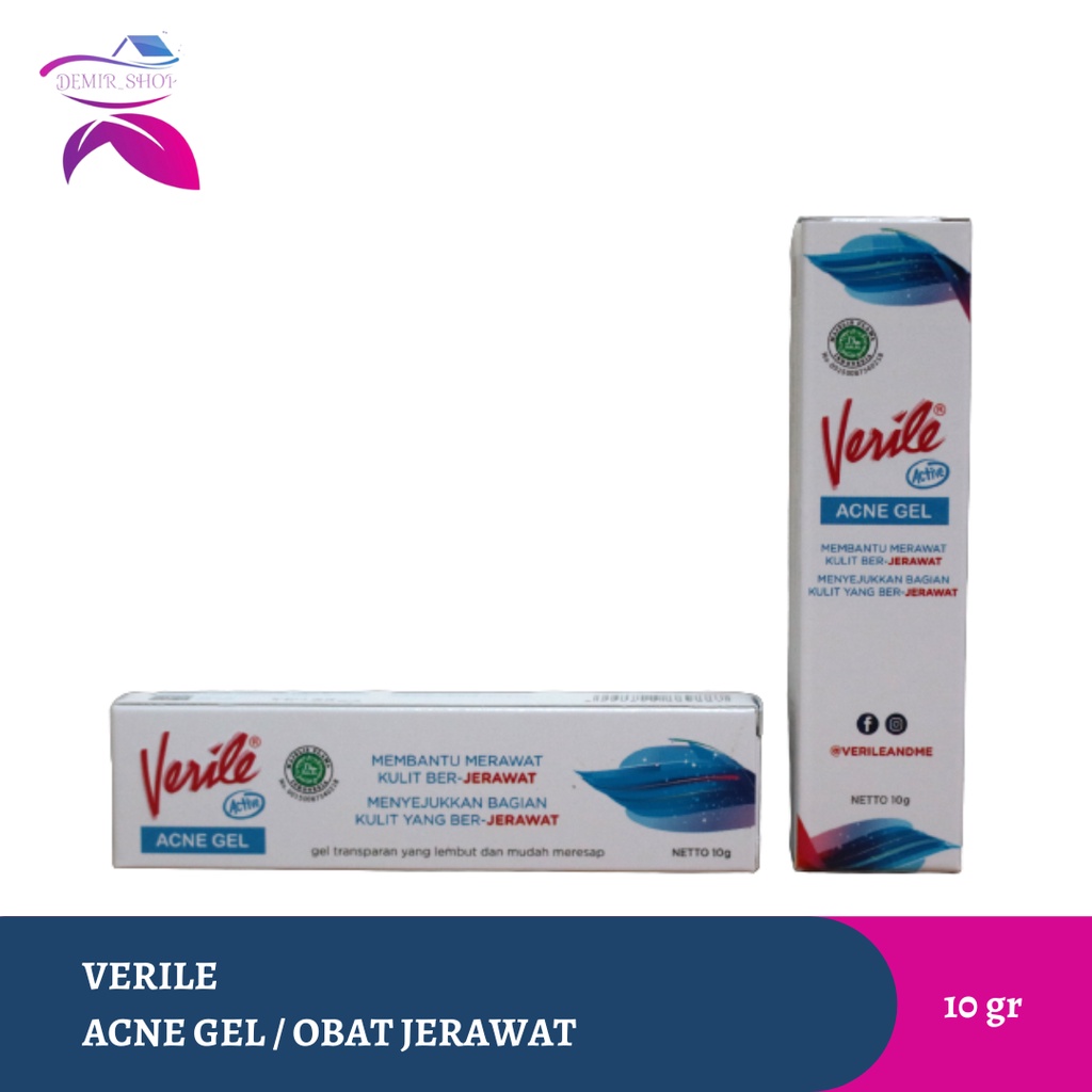 Verile Acne Gel 10 gr / Obat Jerawat