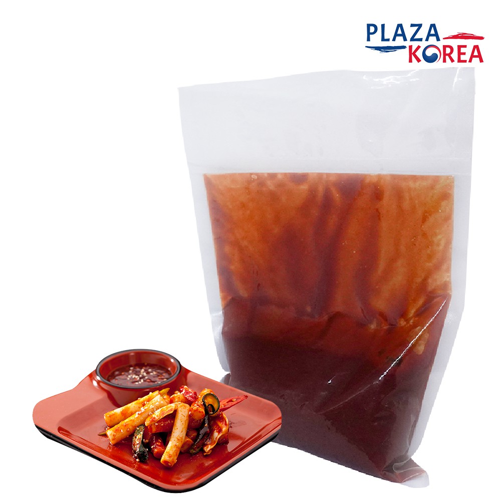 

PLAZA KOREA TTEOKBOKKI SAUCE FRESH 630 GR - SAUS TOPOKKI SAOS TOKPOKI KOREAN RICE CAKE TTEOK KUE BERAS KHAS KOREA