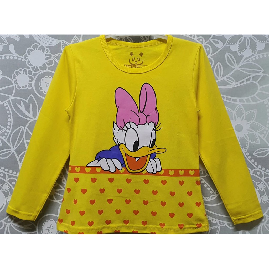 RKA - KLGCe Kaos Lengan Panjang Anak Karakter Daisy Love Kuning