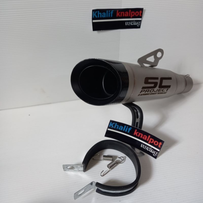 silincer knalpot sc project S1 sandblas