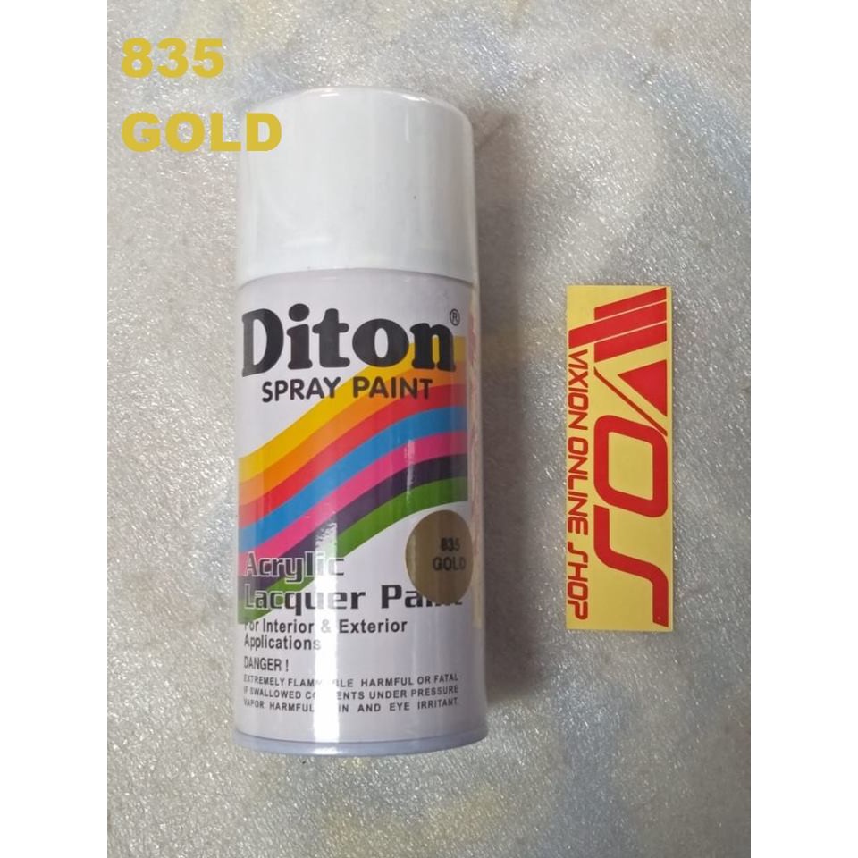 

CAT KALENG SEMPROT PYLOX MERK DITON 150CC GOLD 835