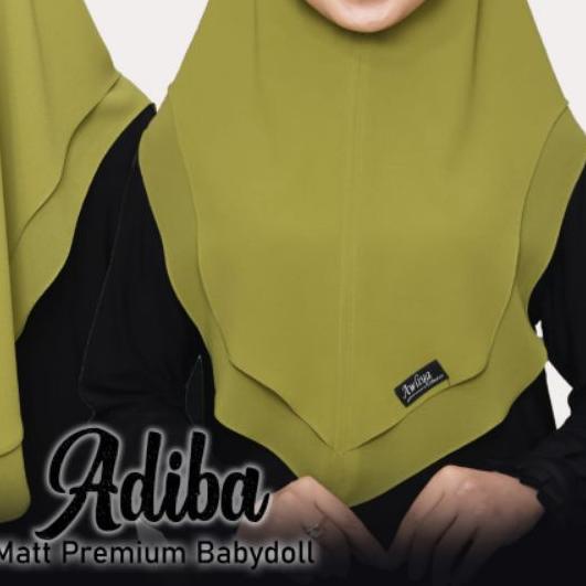 ☞ HIJAB Terbaru khimar adiba dua layer mini/kerudung instan adiba mini/hijab dua layer mini adiba or