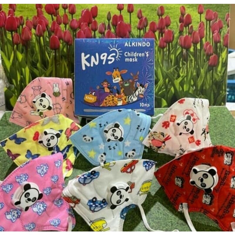 Masker KN95 Anak Motif Karakter KN95 Filter Respirator / KN95 Masker Respirator Kids Karakter