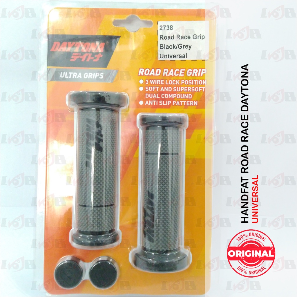 Handfat Road Race Daytona Karet Handgrip Handle Gas Motor Universal Variasi Racing Dual Compound