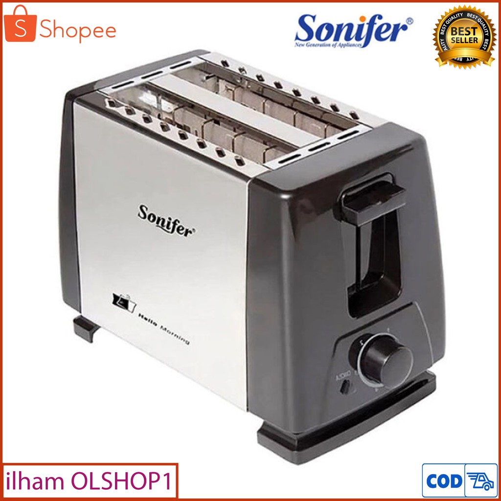 Sonifer Toaster SF-6007 Alat Pemanggang Roti Listrik