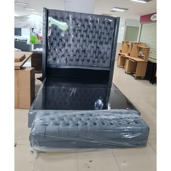 SET Divan sandaran 180x200 / Dipan 180x200 Jumbo tinggi sandaran 2 meter