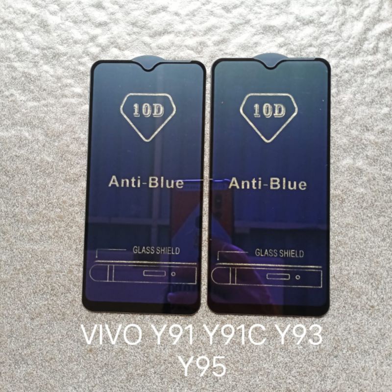 Tempered glass Vivo Y91 Y91C Y93 Y95 Y1S . Y30 Y30i Y50 . V5 V5S Y67 V5+ V5 PLUS anti blue anti gores kaca screen guard pelindung layar