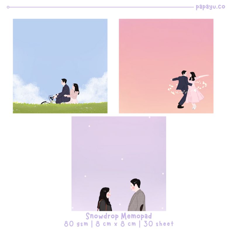 

Snowdrop Kdrama Memopad | Kdrama Merchandise