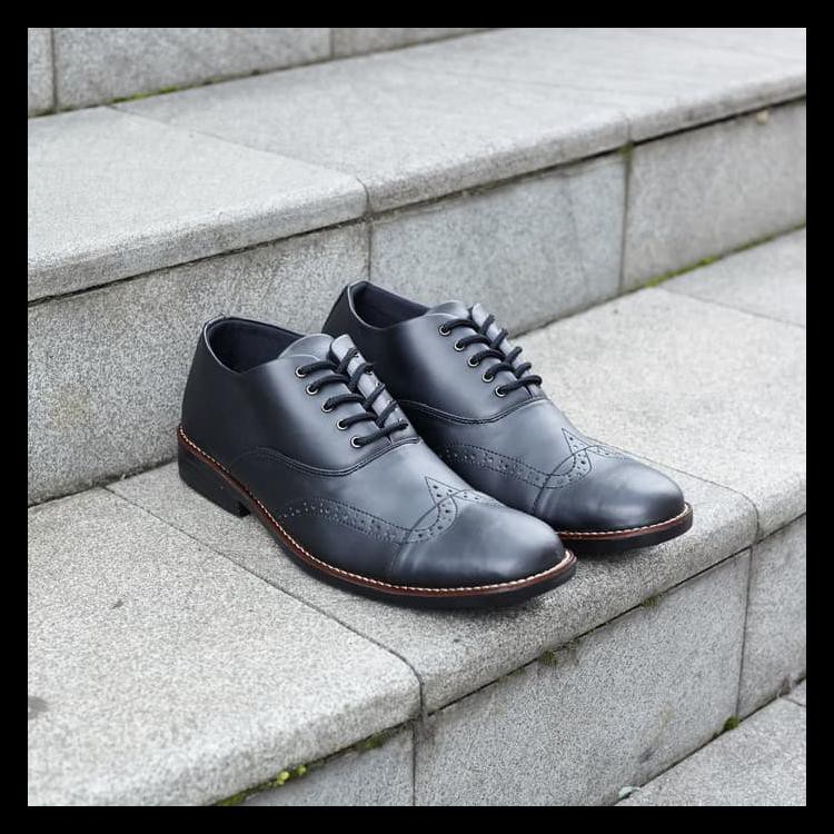 Terbaru Sepatu Navara Vintage Black | Navara Shoes | 100% Original Terlaris 