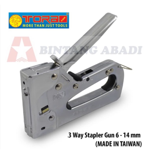

Tora 3 Way Stapler Gun Tangan Bisa Staples & Paku 6-14 mm - TR110033