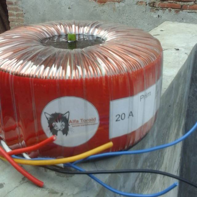 Trafo toroid trafo donat 20a ct 55v 65v