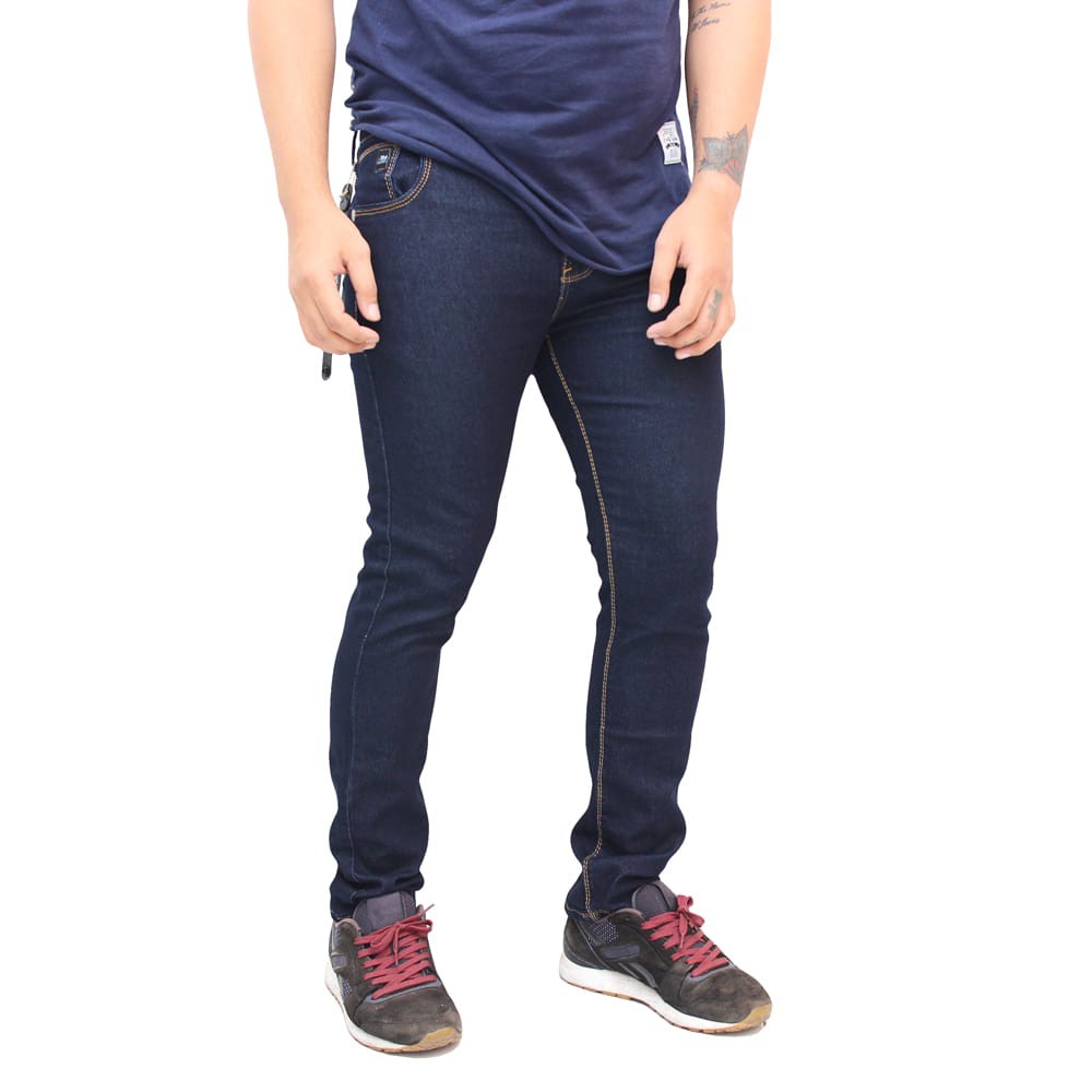 AIRBLACK DENIM TERLARIS / 784 VICTORY celana jeans BIRU panjang skinny semi slimfit cowo / cowok