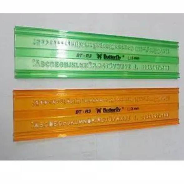 

[NO350] Penggaris Sablon/Mal 3mm Butterfly Best