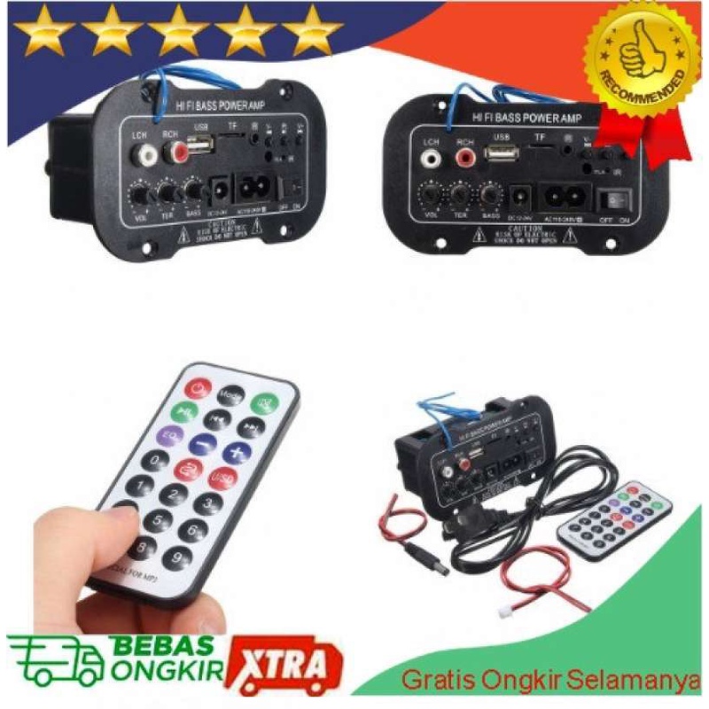 DIY PCB Sound Speaker Amplifier Board Audio Bluetooth USB FM Radio Player Subwoofer Rakitan