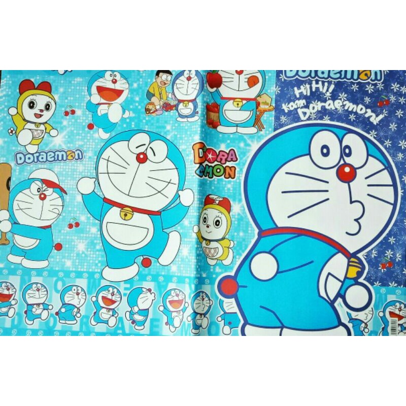 

Kertas Kado Besar Gift Wrapping Size 76x52cm Doraemon
