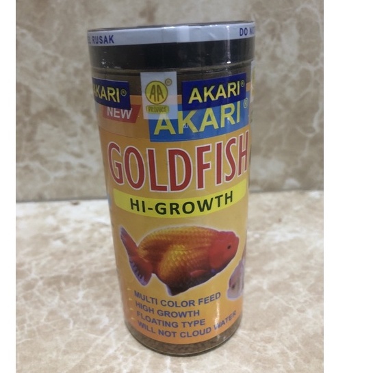 PELET AKARI GOLDFISH HI GROWTH 100GR PELLET GOLD Makanan Ikan Mas Koki