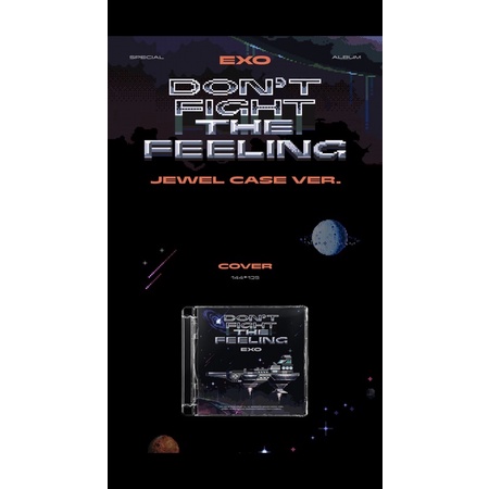 [ALBUM ONLY] EXO - DON’T FIGHT THE FEELING (Jewel ver.) + Poster (bisa pilih member)