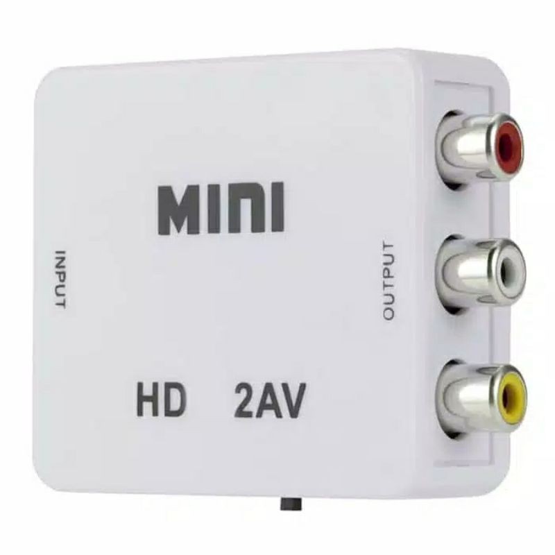 Mini Box HDMI2AV / HDMI TO AV RCA Converter Adaptor / Mini HDMI2AV Mysunstore