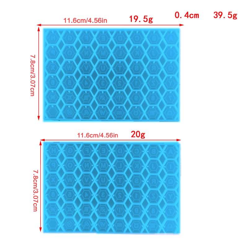 Siy Cetakan Resin Epoxy Bentuk Huruf Angka Bahan Silikon Untuk Membuat Perhiasan DIY