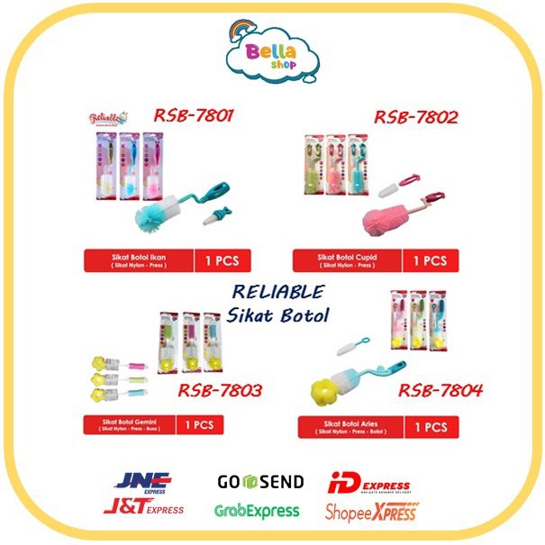 Reliable Sikat Botol Susu Bayi  2 in 1-BELLA SHOP