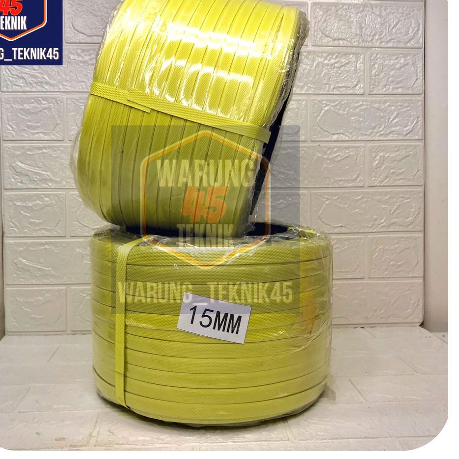 

Kekinian Plastik Strapping Straping Band 15mm 15 mm berat 7 kg ..