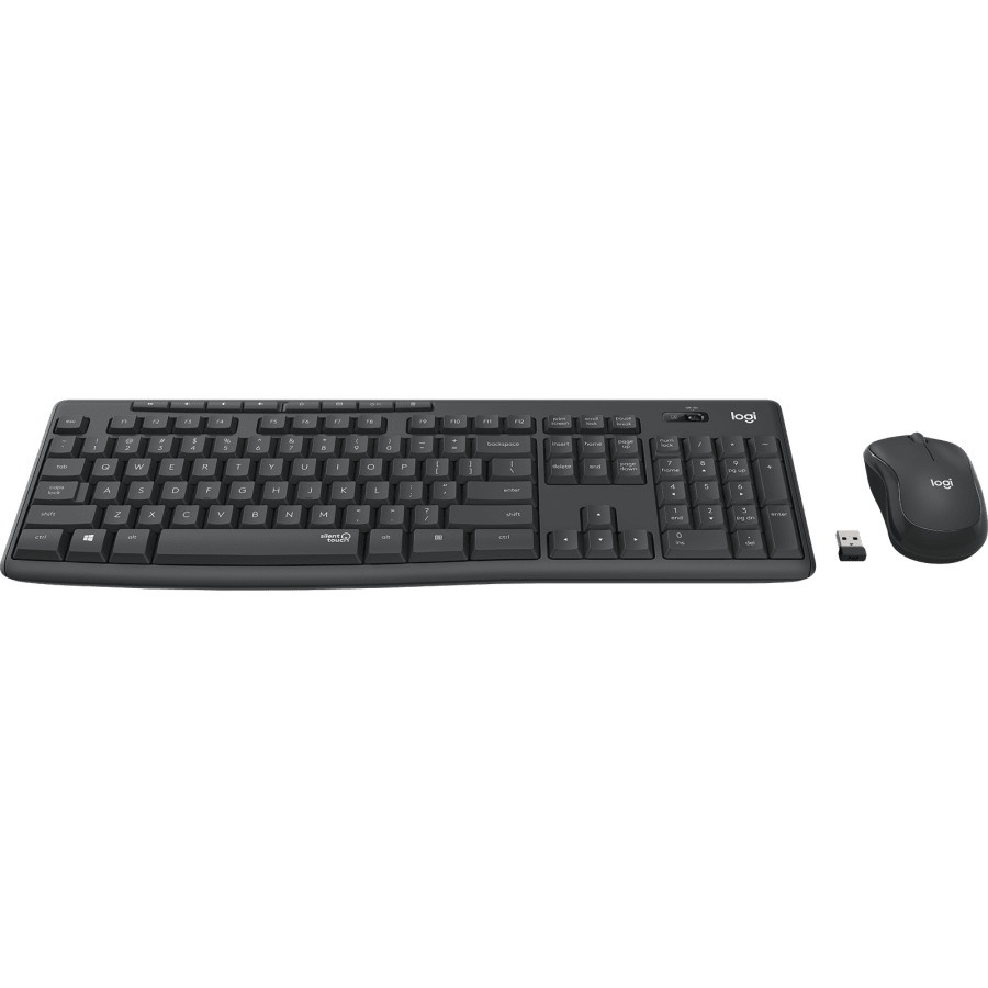 Logitech Keyboard Mouse MK295 Silent Wireless Combo - Garansi 1 Tahun