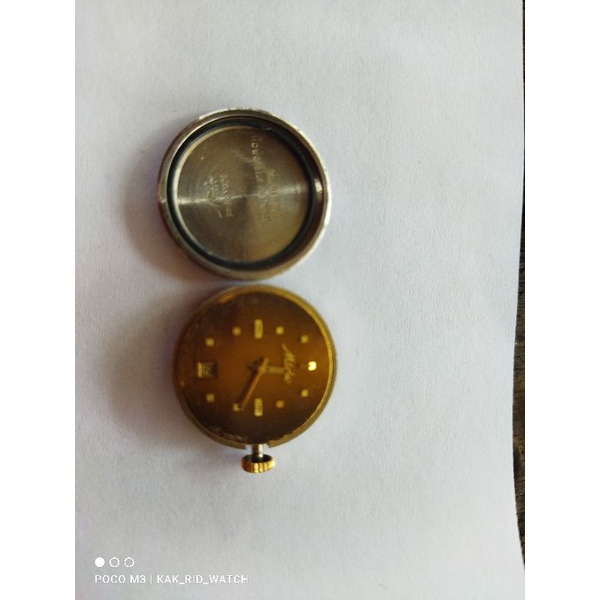 Mido wanita . mesin Mido Cal.757 original Second