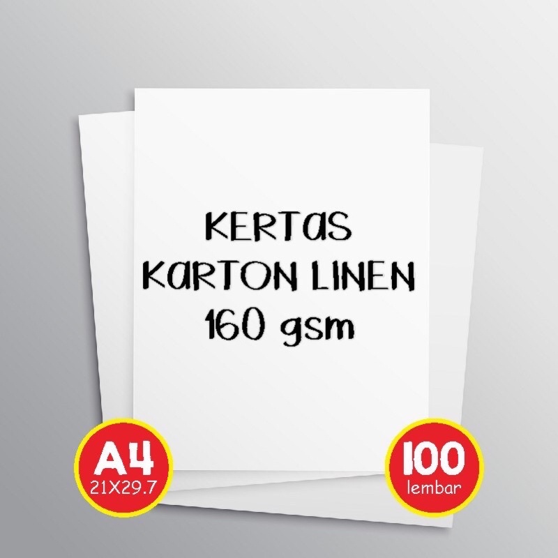 

Kertas Linen Jepang Uk. A4 Cocok untuk sertifikat, piagam, kartu ucapan dll (100 lembar)