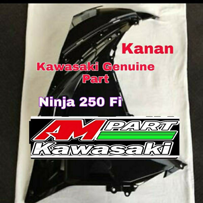 Cover bodi body fairing sayap atas depan Ninja 250 fi 250fi ABS atau non ABS ORIGINAL KAWASAKI kawas