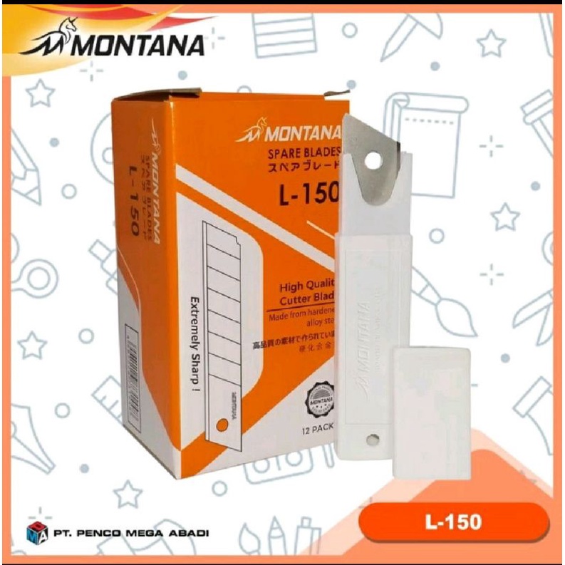 

ISI CUTTER BESAR L150 Montana (1 tube isi 5 pcs)