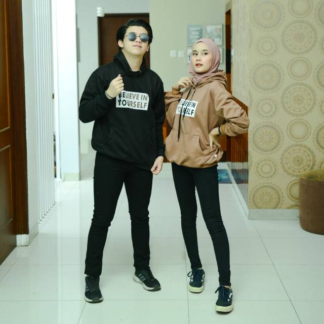 HOODIE UNISEX BELIEVE IN YOUR SELF - ATASAN KEKINIAN TERLARIS