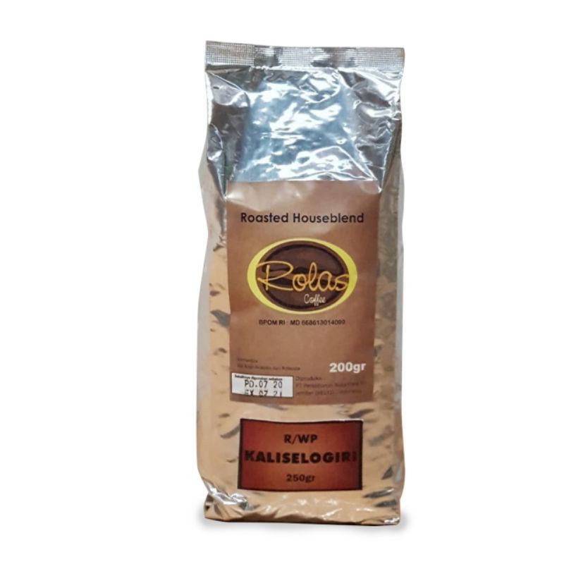 

rolas java robusta kaliselogiri 250 gr - kopi biji