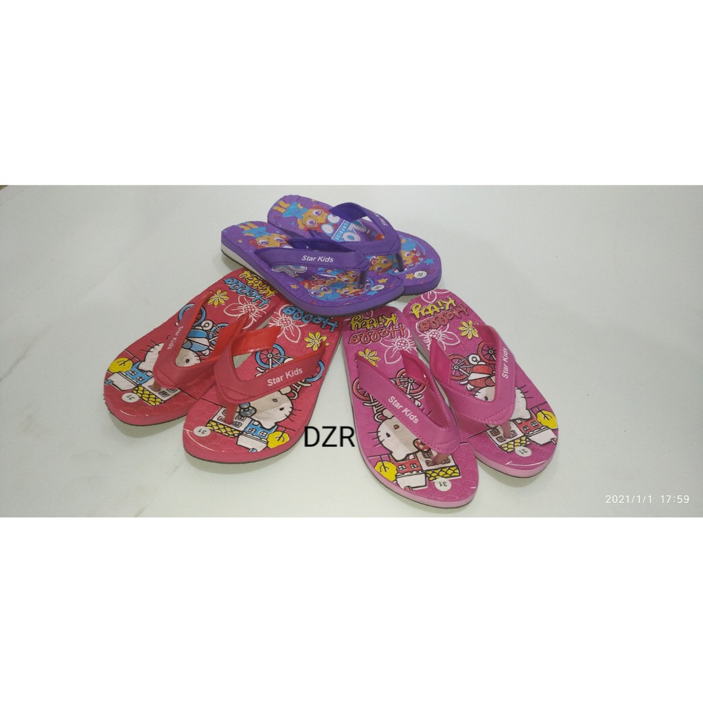 SANDAL STAR KIDS/SANDAL ANAK WANITA/SANDAL ANAK MURAH/SANDAL ANAK LUCU