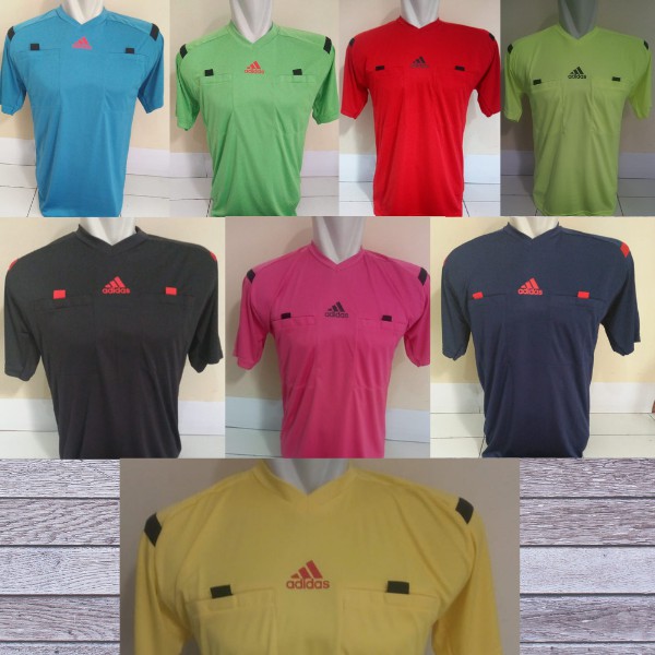 Baju Wasit Adidas/Baju Referee Adidas/Pilih Warna & Size