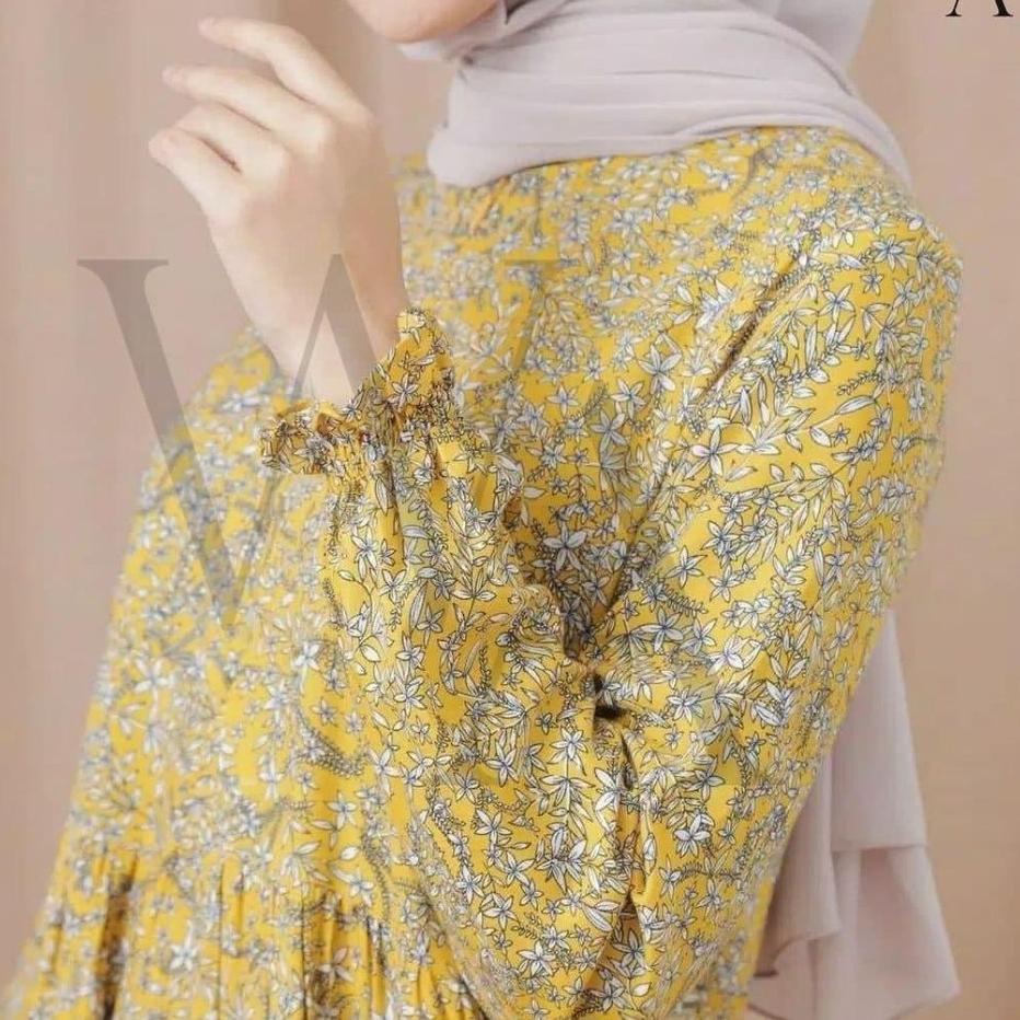 Big Sale.. [CLEARANCE SALE] Kirana Series Homedress By Wearmoura Gamis Kekinian Busui Dan Wudhu Frie