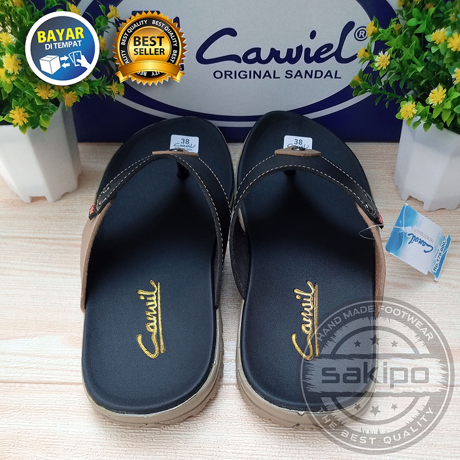 PROMO 4.4 MEGA SALE !! SANDAL JEPIT CANVIL NYAMAN DIPAKAI / SAKIPO