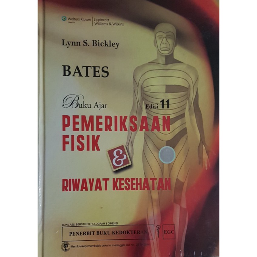 Buku Kedokteran [ORIGINAL] Bates Buku Ajar Pemeriksaan Fisik  Riwayat Kesehatan 11e